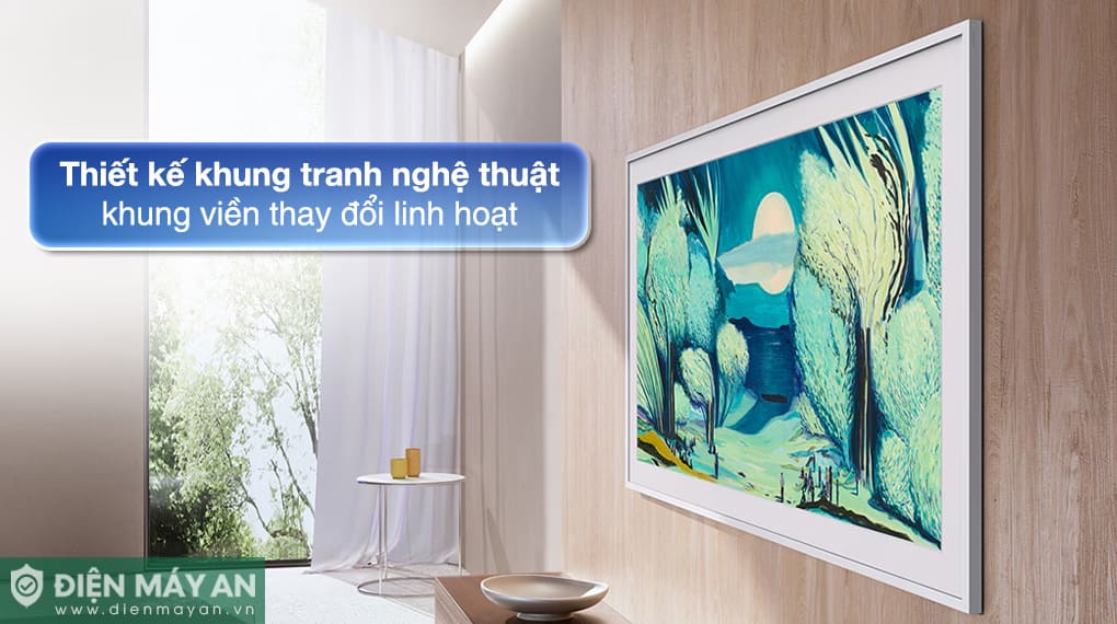 Smart Tivi Khung Tranh The Frame QLED Samsung AI 4K 55 inch QA55LS03F (55LS03F)